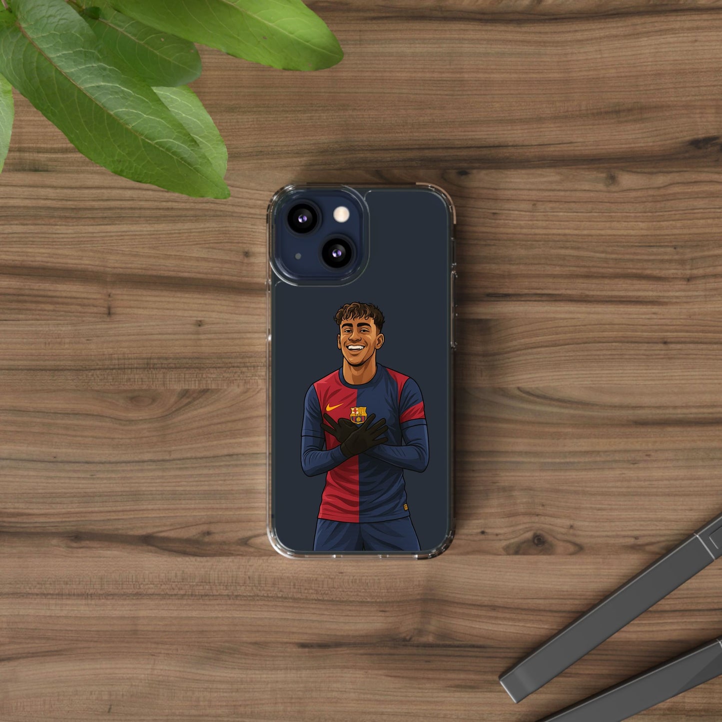Lamine Yamal Barca Boy Clear Phone Case