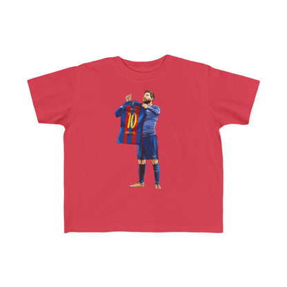 El Clasico Iconic Messi Celebration Toddler's Fine Jersey Tee