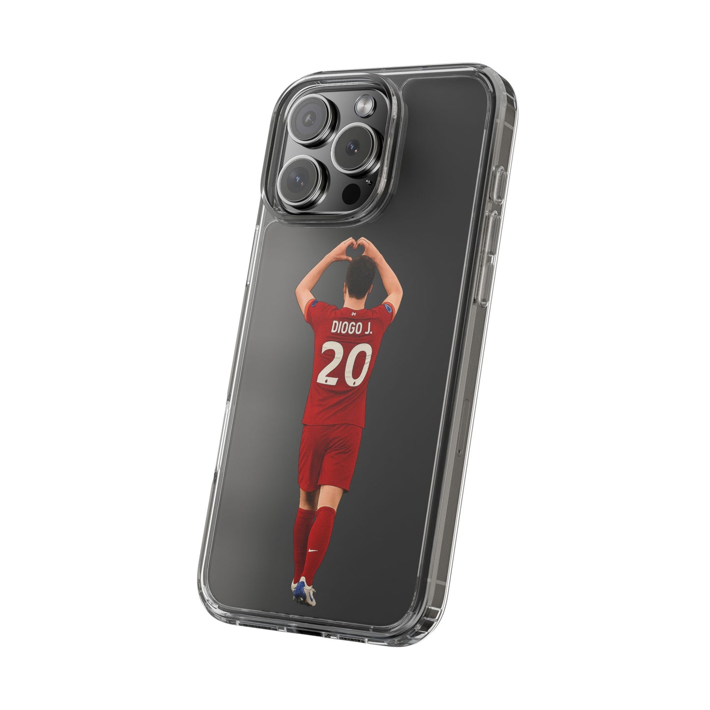Diogo Jota Forever Liverpool Custom Clear Phone Case