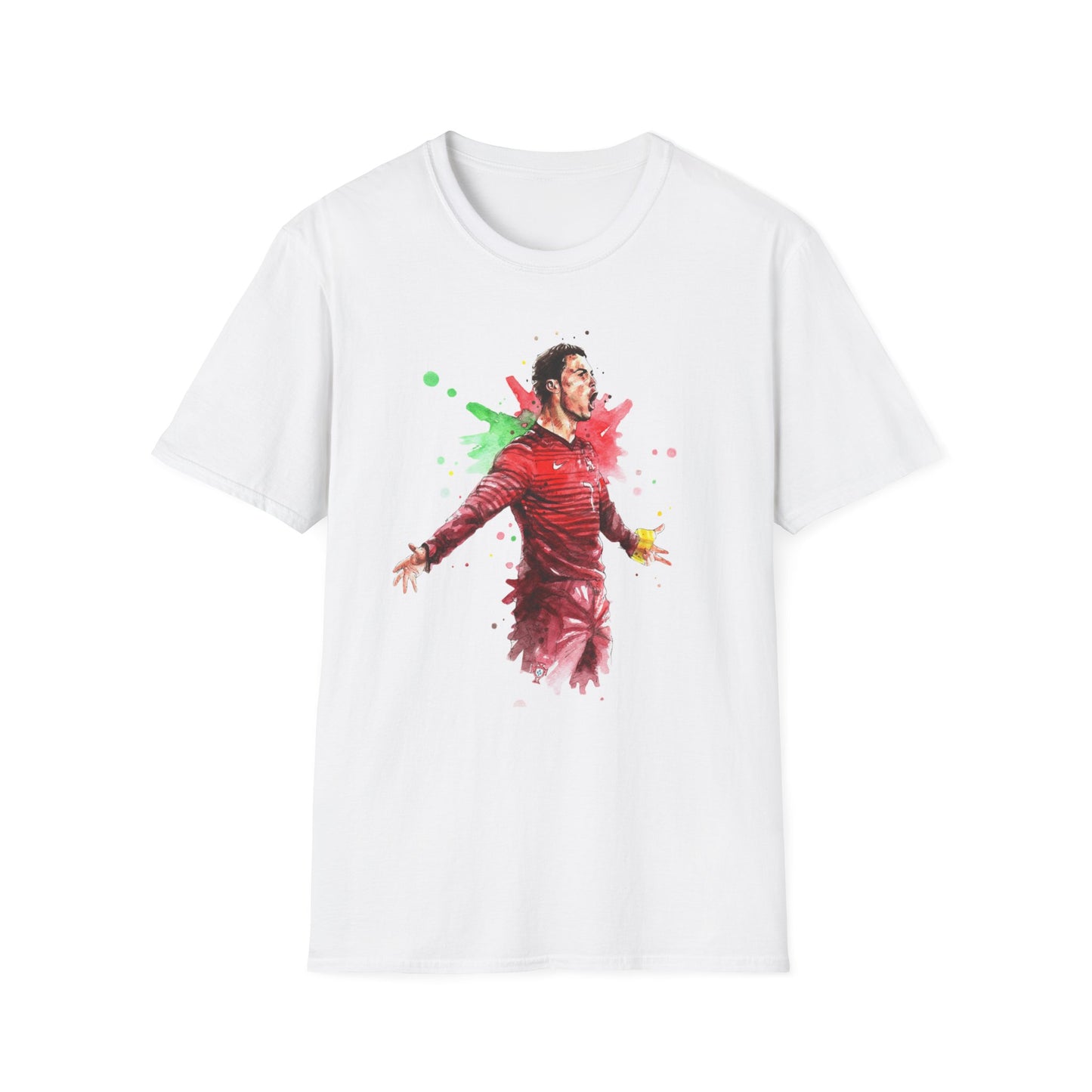 Ronaldo Portugal Vintage Unisex Softstyle T-Shirt