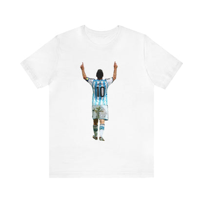 Messi Celebration Argentina Unisex Jersey Short Sleeve Tee
