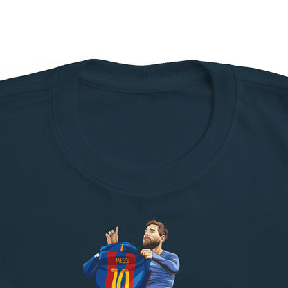 El Clasico Iconic Messi Celebration Toddler's Fine Jersey Tee