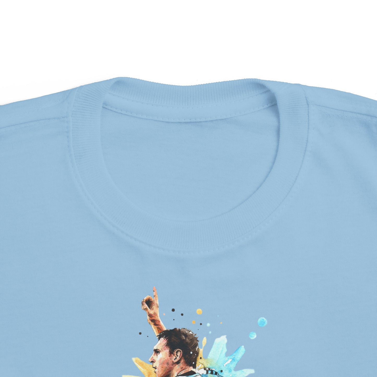 Lionel Messi Argentina Captain Vintage Toddler's Fine Jersey Tee