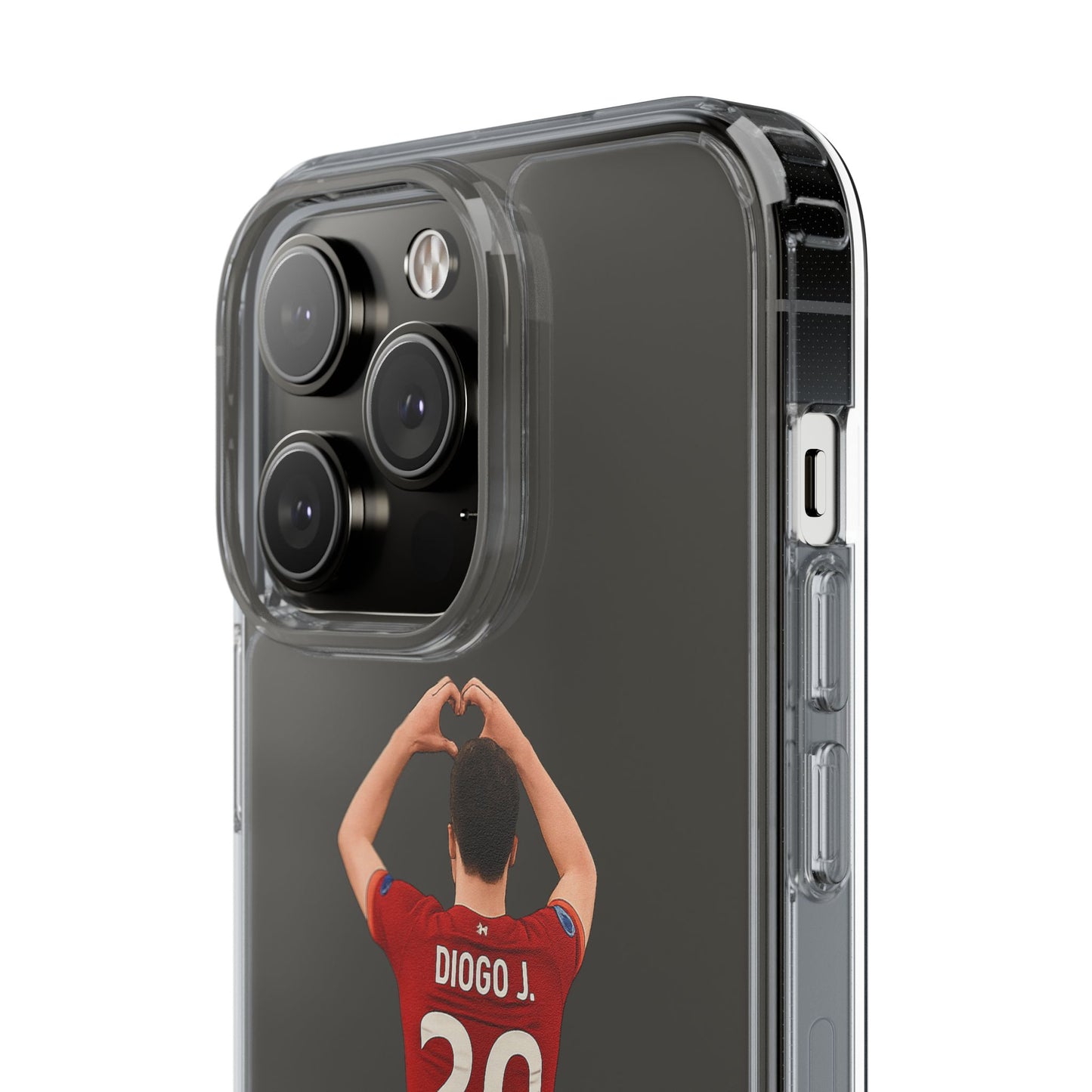 Diogo Jota Forever Liverpool Custom Clear Phone Case