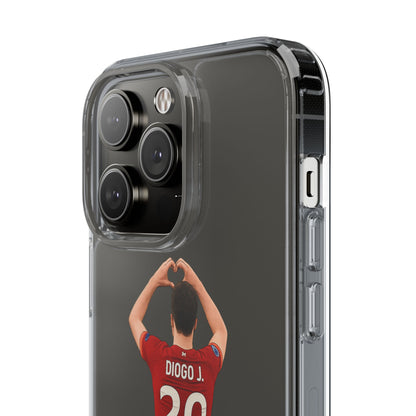 Diogo Jota Forever Liverpool Custom Clear Phone Case