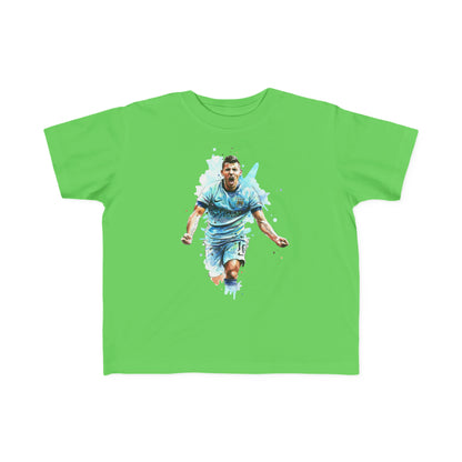 Man City Aguero Vintage Toddler's Fine Jersey Tee