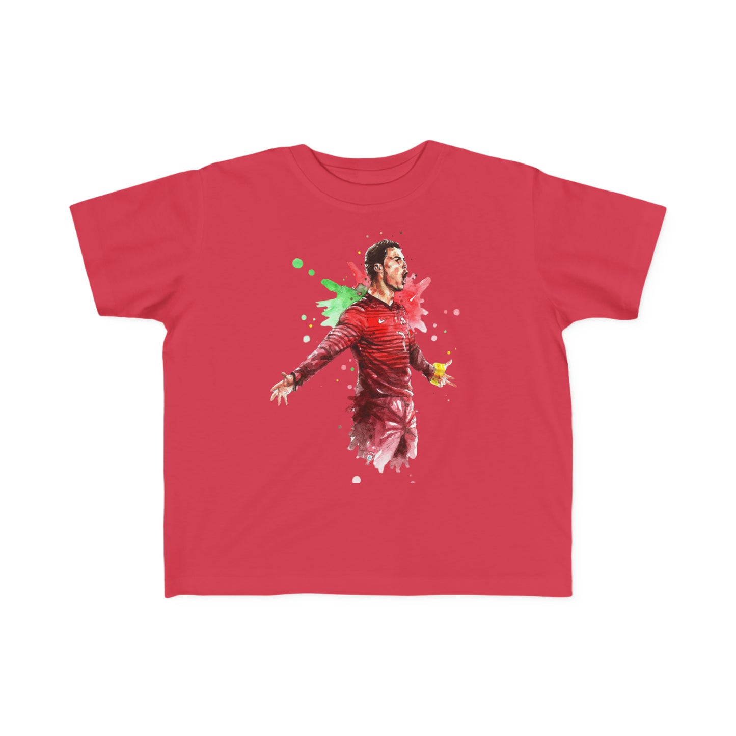 Ronaldo Portugal Vintage Toddler's Fine Jersey Tee