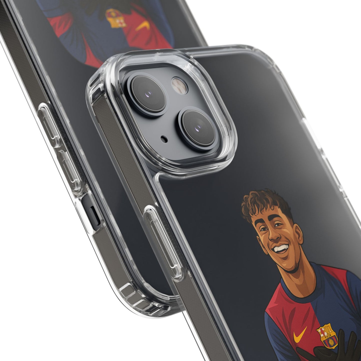 Lamine Yamal Barca Boy Clear Phone Case