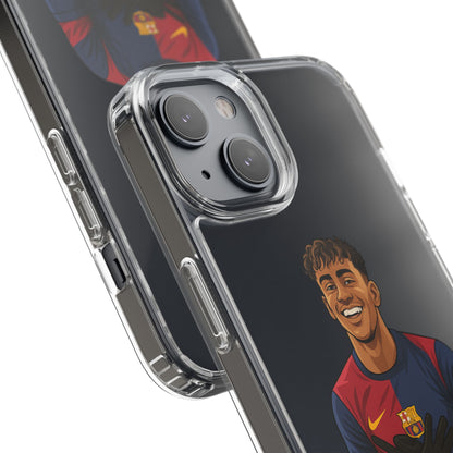 Lamine Yamal Barca Boy Clear Phone Case