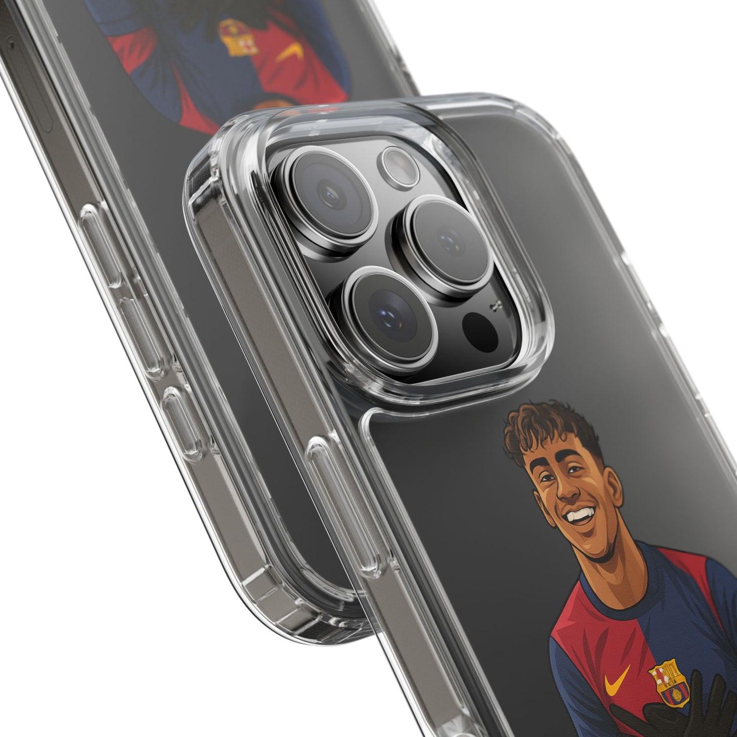 Lamine Yamal Barca Boy Clear Phone Case