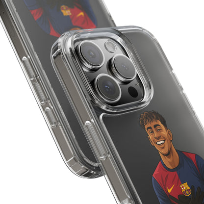 Lamine Yamal Barca Boy Clear Phone Case