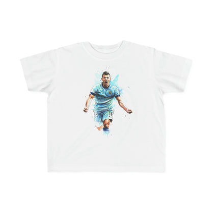 Man City Aguero Vintage Toddler's Fine Jersey Tee