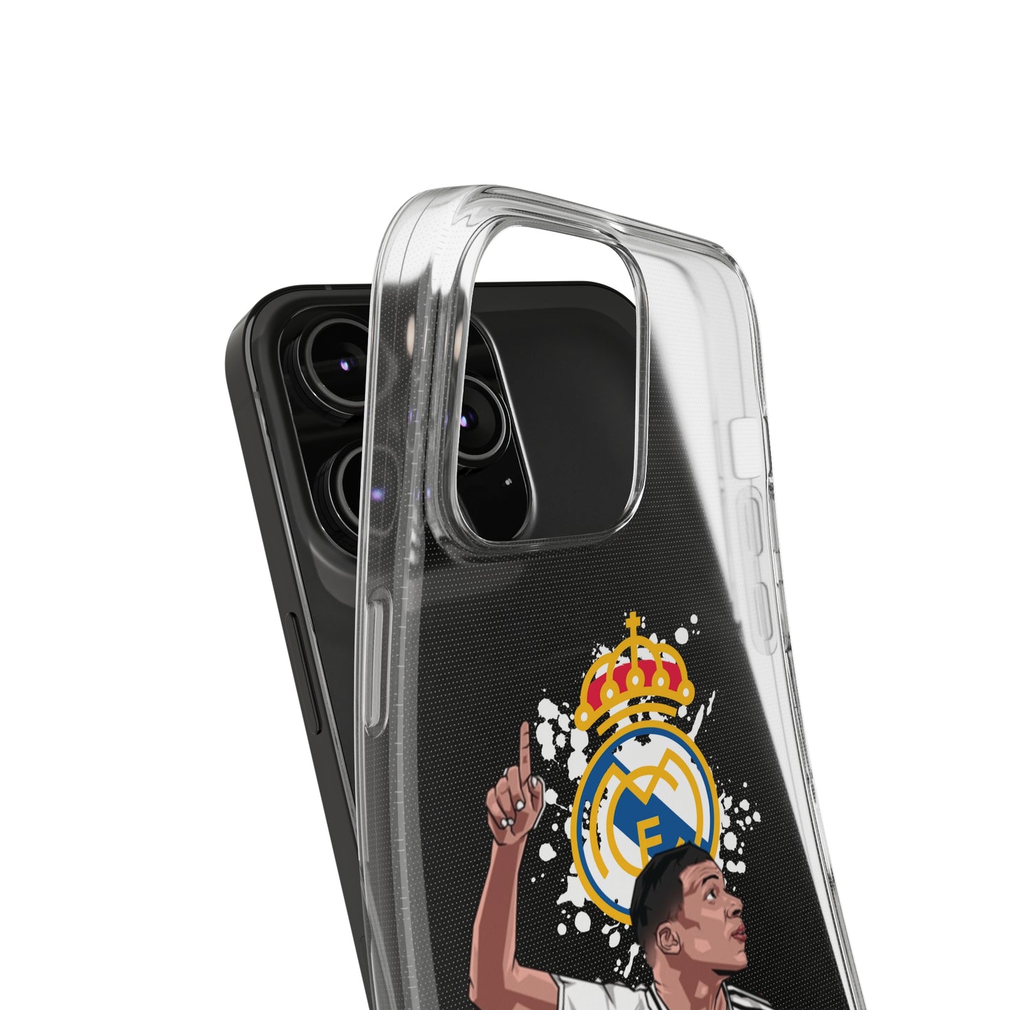 Mbappe Real Madrid Clear Silicone Phone Cases