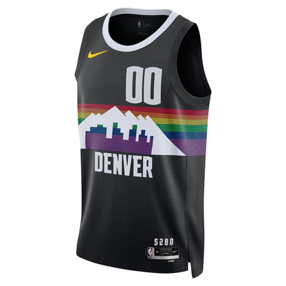 Denver Nuggets Black City Edition Jersey Custom