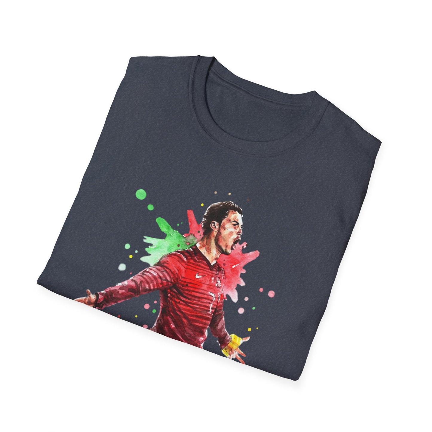 Ronaldo Portugal Vintage Unisex Softstyle T-Shirt