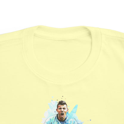 Man City Aguero Vintage Toddler's Fine Jersey Tee