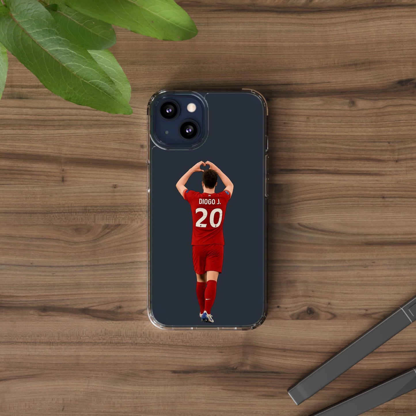 Diogo Jota Forever Liverpool Custom Clear Phone Case