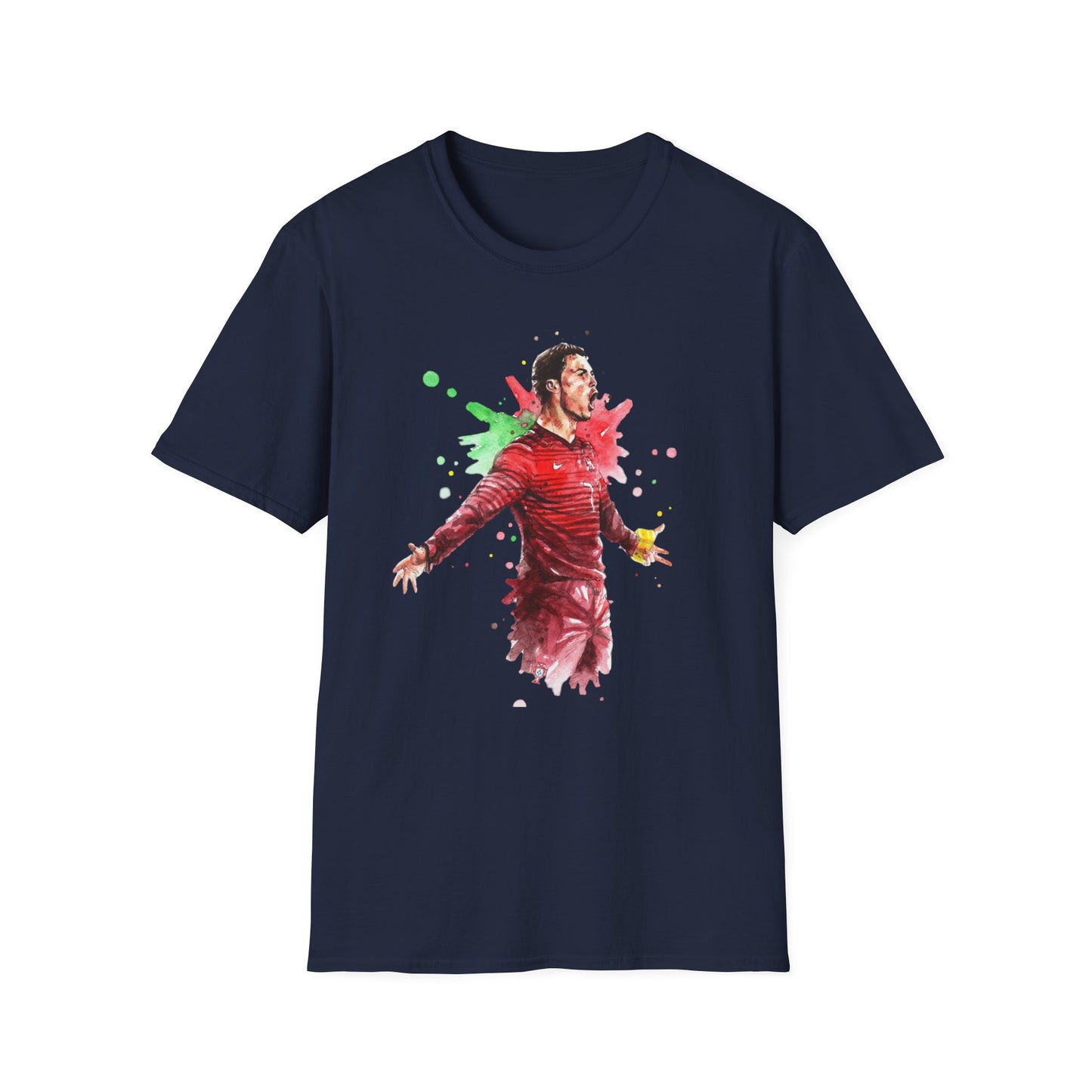 Ronaldo Portugal Vintage Unisex Softstyle T-Shirt