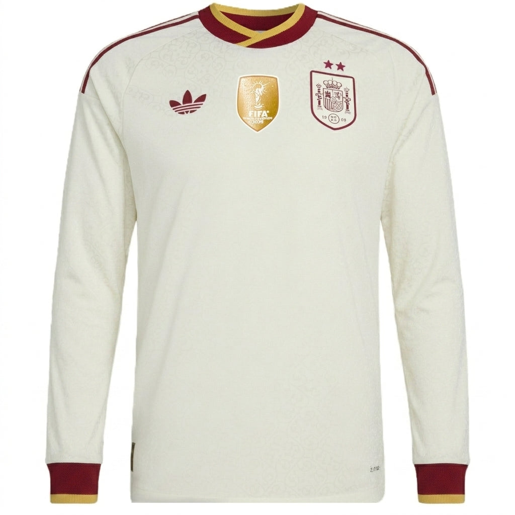 Spain 2026 Away Long Sleeve Jersey - 2 Stars
