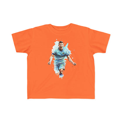 Man City Aguero Vintage Toddler's Fine Jersey Tee