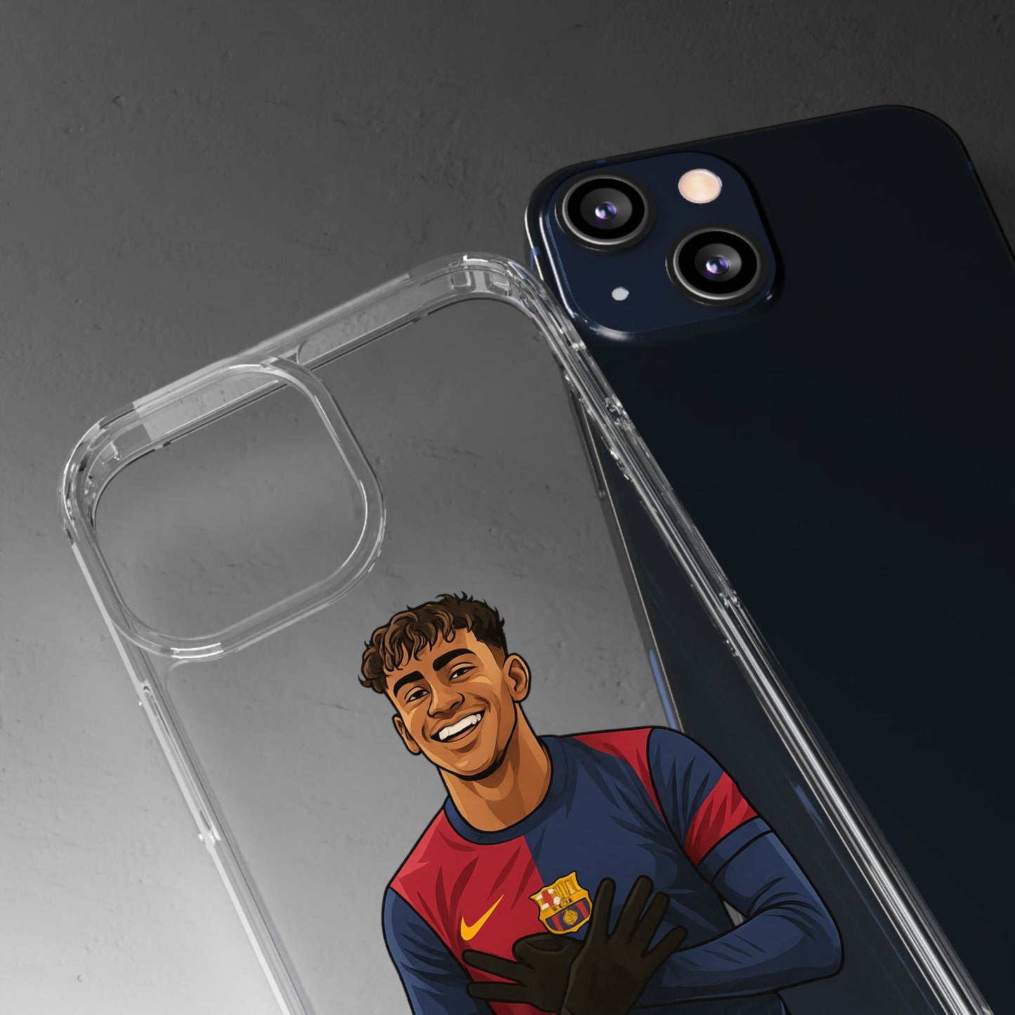 Lamine Yamal Barca Boy Clear Phone Case