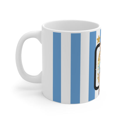 Lionel Messi Argentina Captain Vintage Ceramic Mug 11oz