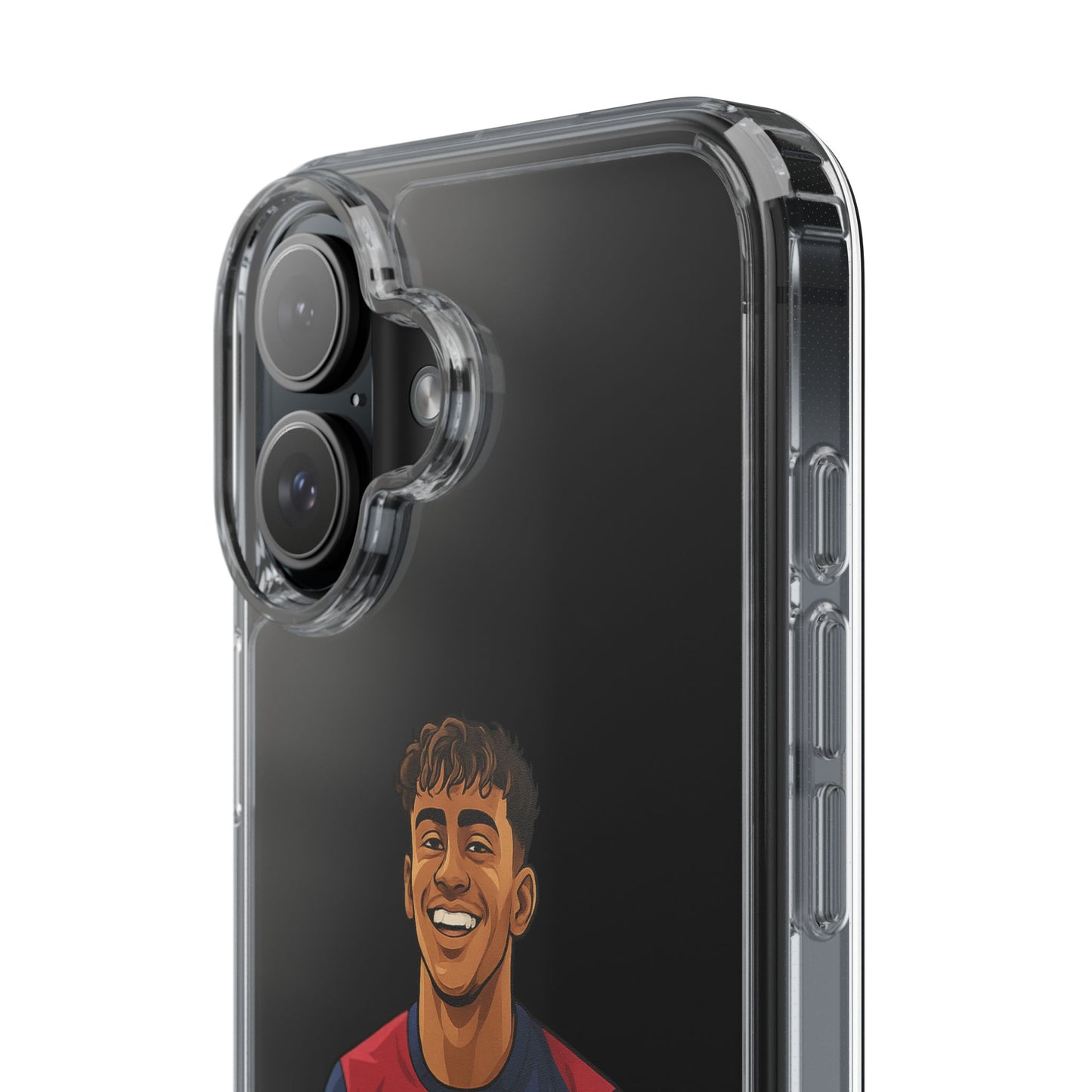Lamine Yamal Barca Boy Clear Phone Case