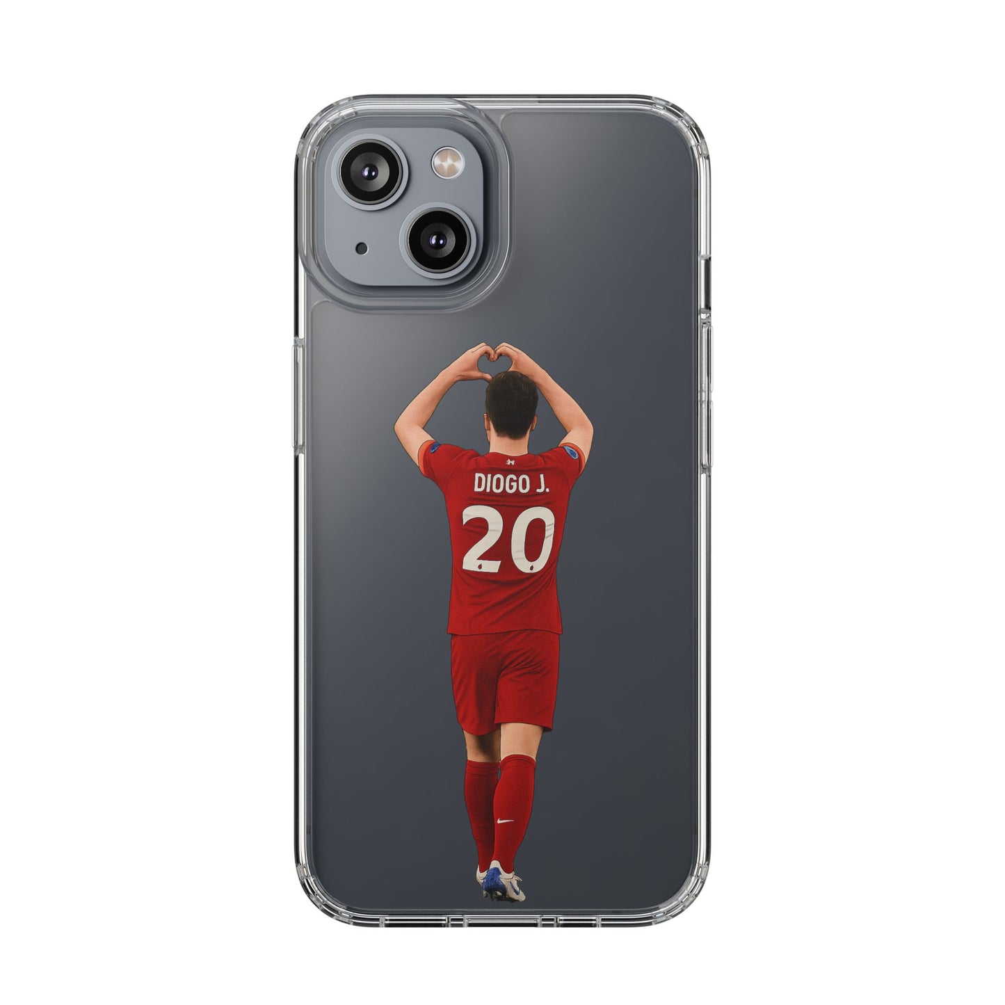 Diogo Jota Forever Liverpool Custom Clear Phone Case