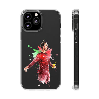 Ronaldo Portugal Vintage Clear Cases