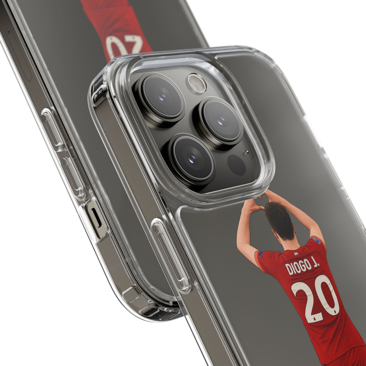 Diogo Jota Forever Liverpool Custom Clear Phone Case