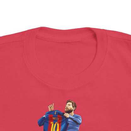 El Clasico Iconic Messi Celebration Toddler's Fine Jersey Tee
