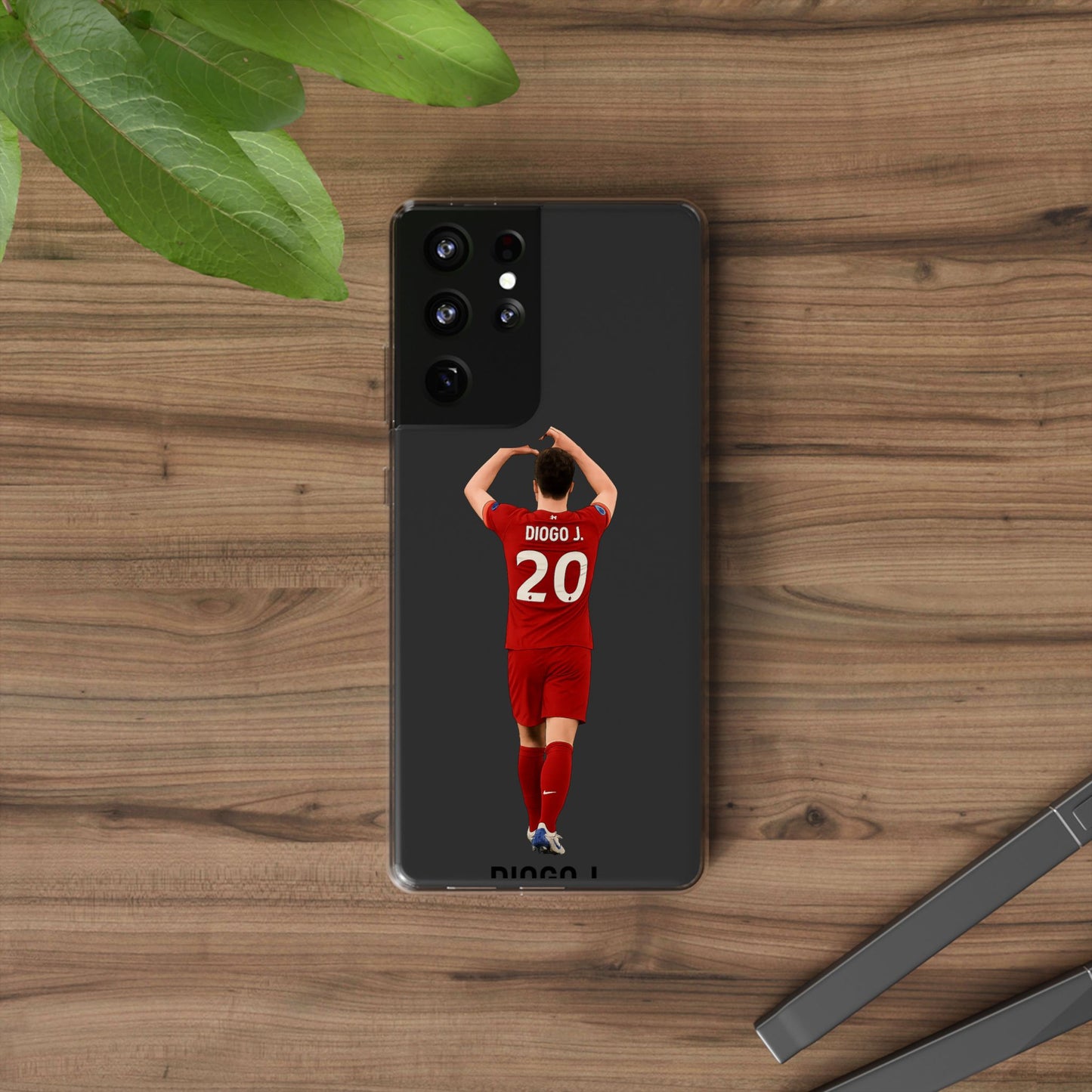 Diogo Jota Forever Liverpool Custom Clear Phone Case