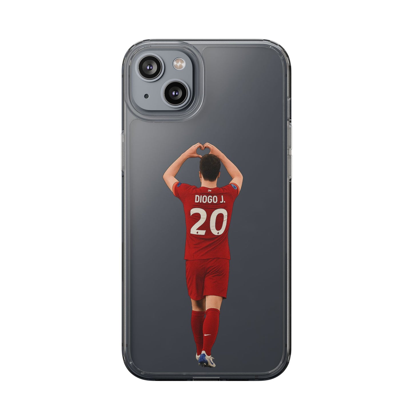 Diogo Jota Forever Liverpool Custom Clear Phone Case