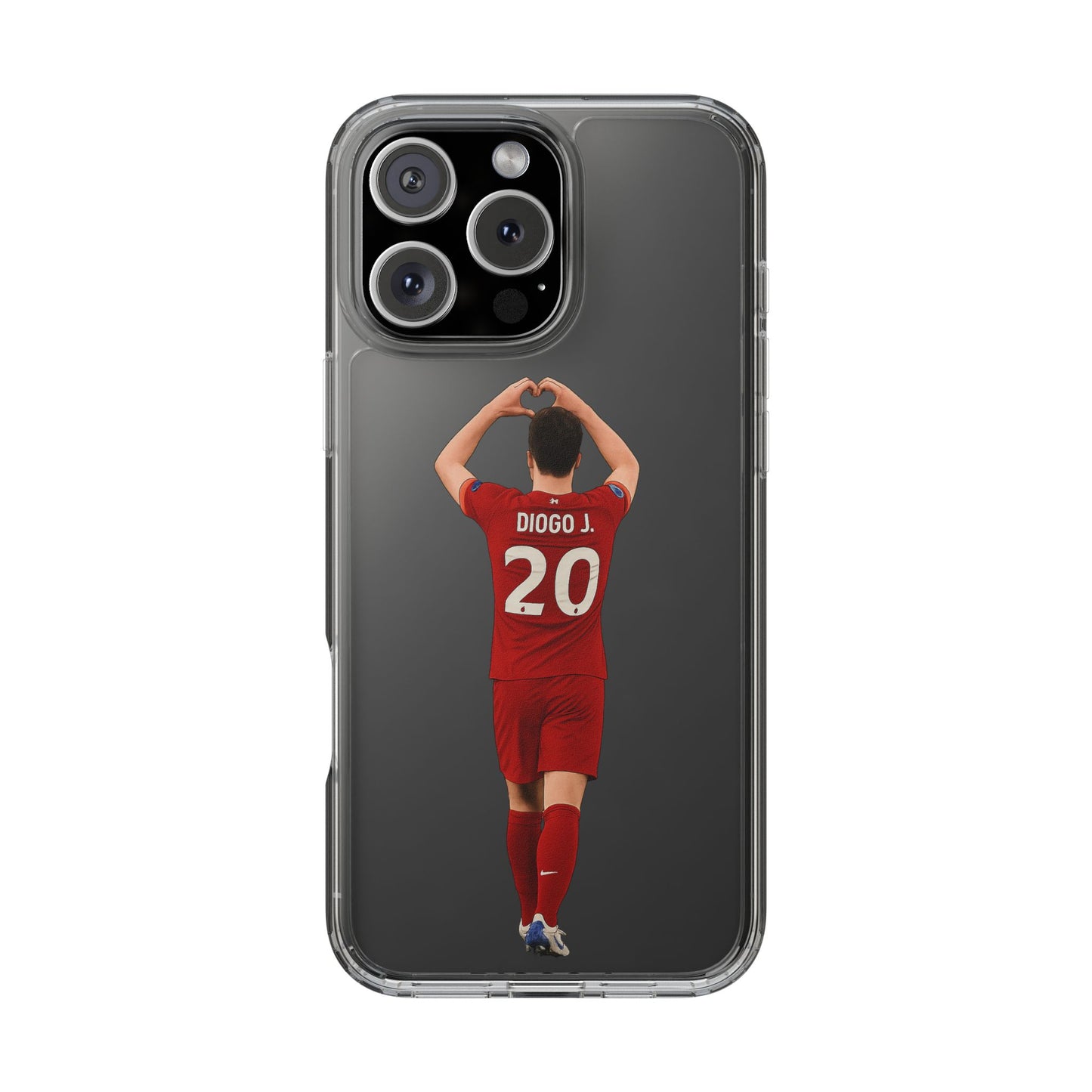 Diogo Jota Forever Liverpool Custom Clear Phone Case