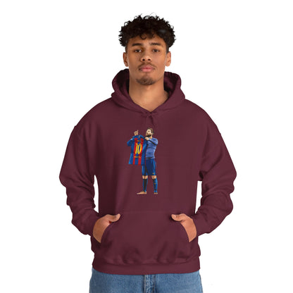 El Clasico Iconic Messi Celebration Unisex Heavy Blend™ Hooded Sweatshirt