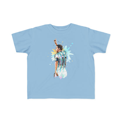 Lionel Messi Argentina Captain Vintage Toddler's Fine Jersey Tee