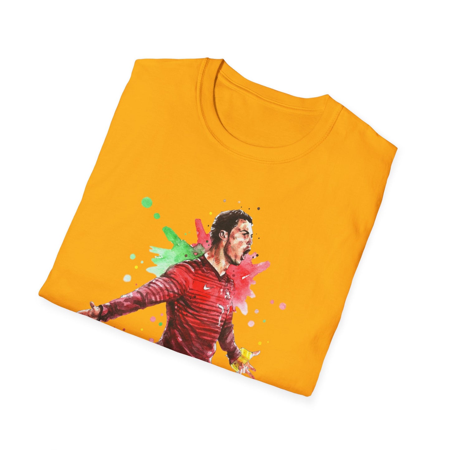 Ronaldo Portugal Vintage Unisex Softstyle T-Shirt