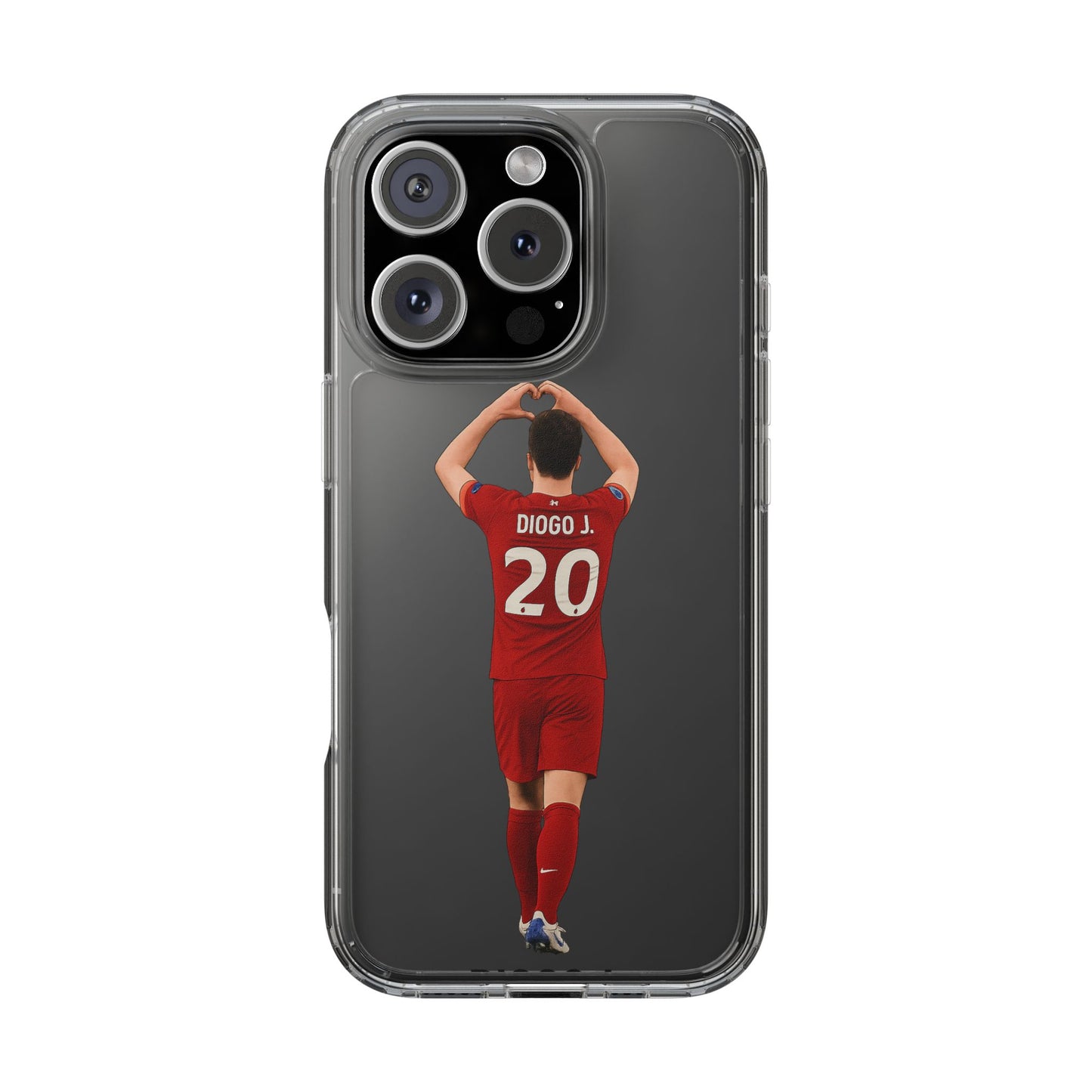Diogo Jota Forever Liverpool Custom Clear Phone Case