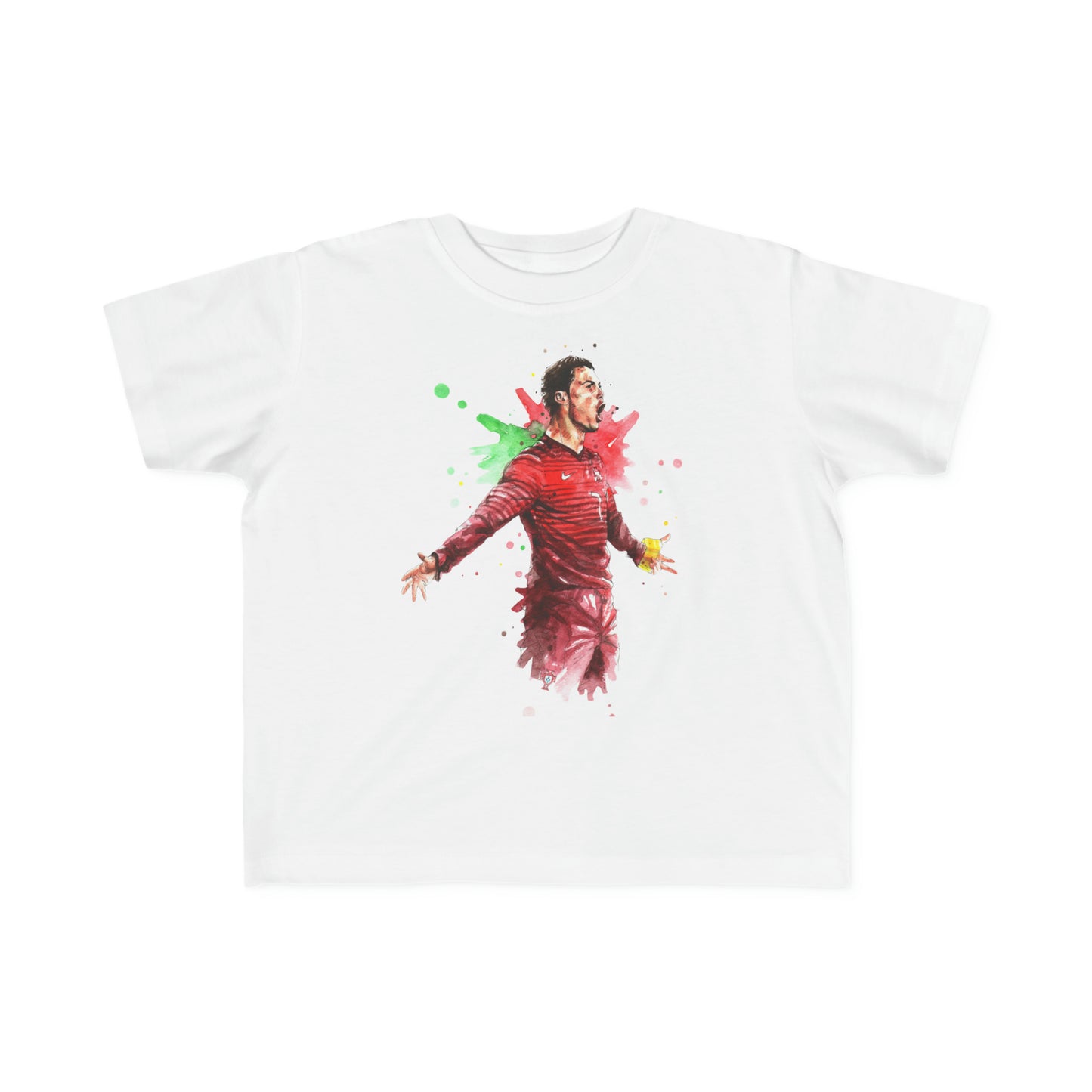 Ronaldo Portugal Vintage Toddler's Fine Jersey Tee