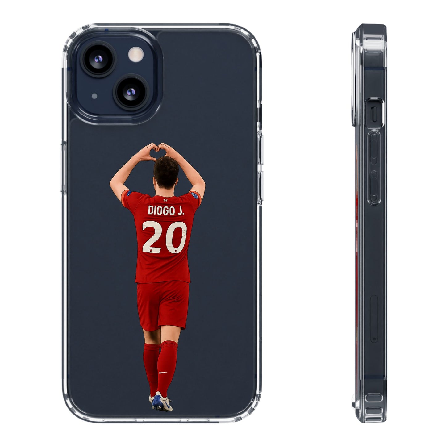 Diogo Jota Forever Liverpool Custom Clear Phone Case
