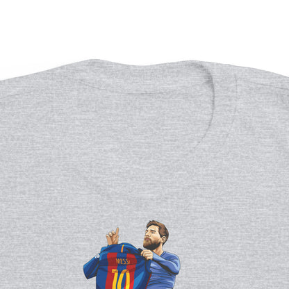 El Clasico Iconic Messi Celebration Toddler's Fine Jersey Tee