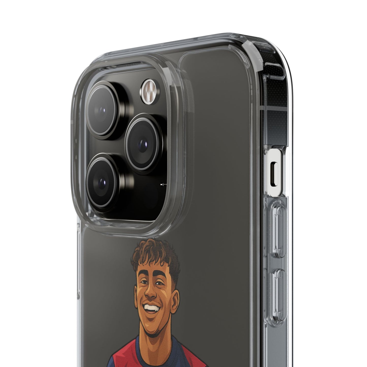 Lamine Yamal Barca Boy Clear Phone Case