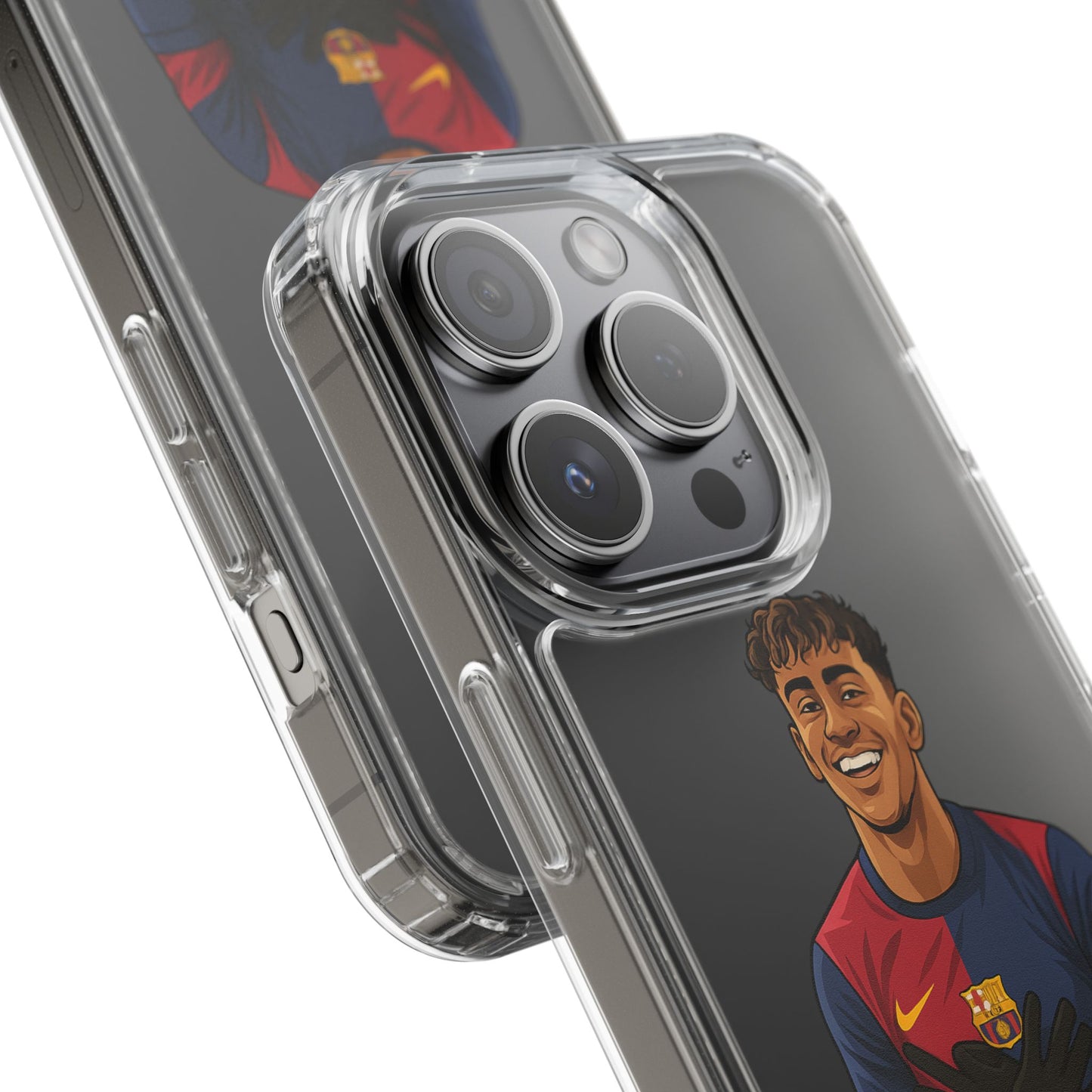 Lamine Yamal Barca Boy Clear Phone Case