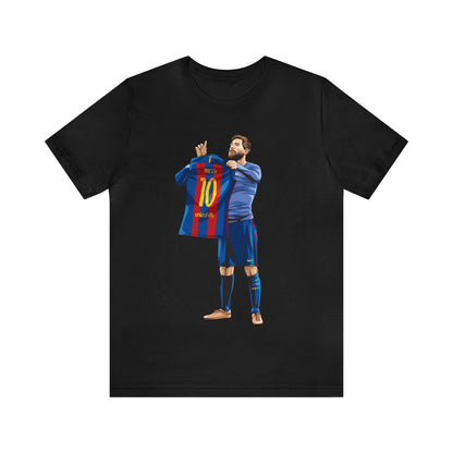 El Clasico Iconic Messi Celebration Unisex Jersey Short Sleeve Tee