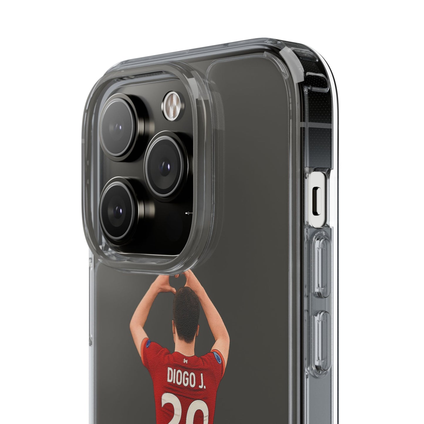 Diogo Jota Forever Liverpool Custom Clear Phone Case