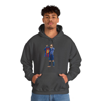 El Clasico Iconic Messi Celebration Unisex Heavy Blend™ Hooded Sweatshirt