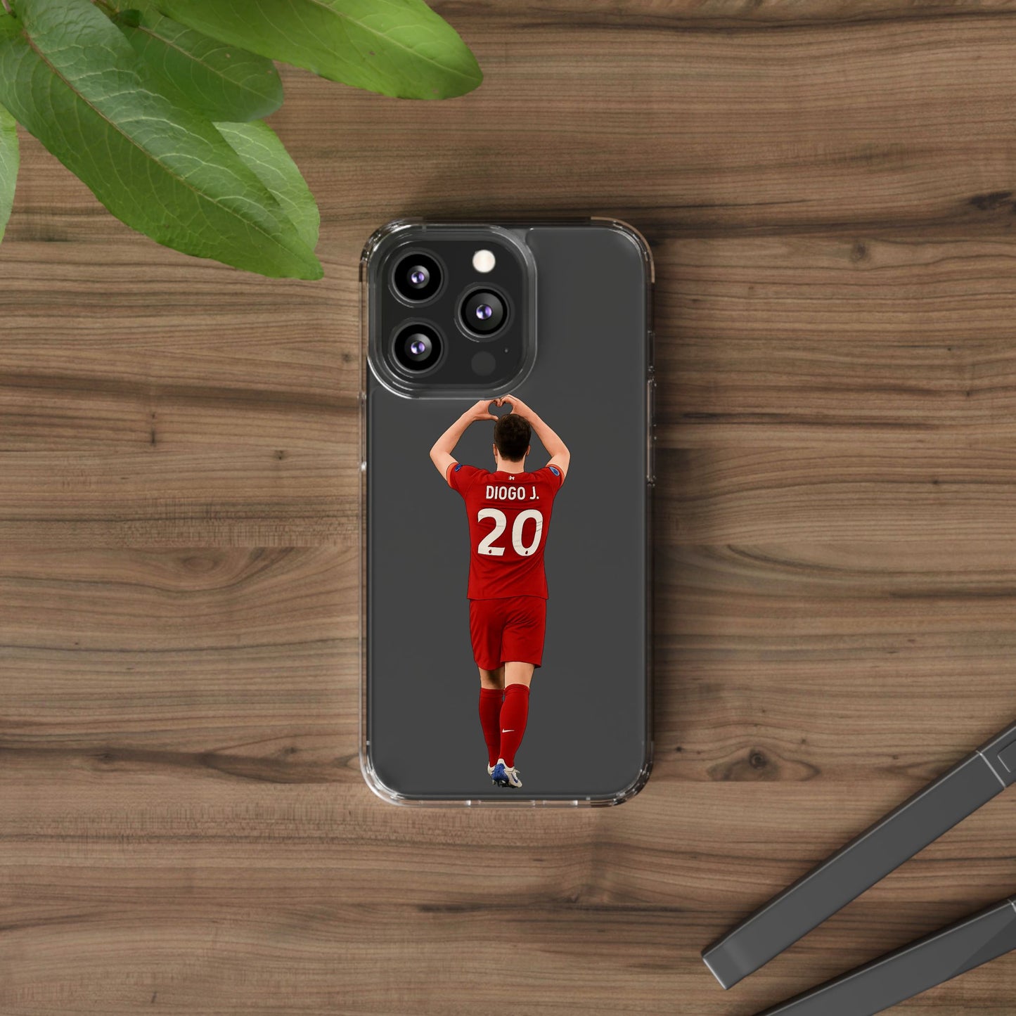 Diogo Jota Forever Liverpool Custom Clear Phone Case
