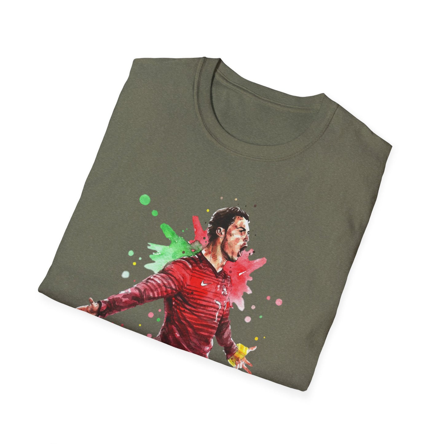 Ronaldo Portugal Vintage Unisex Softstyle T-Shirt