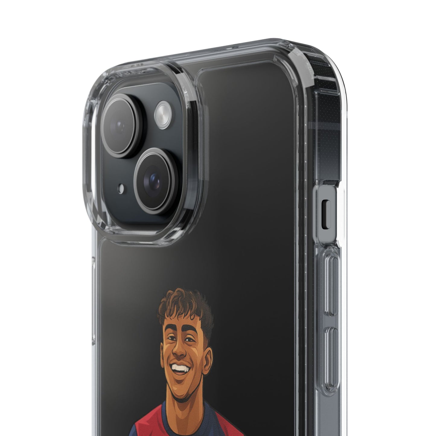 Lamine Yamal Barca Boy Clear Phone Case