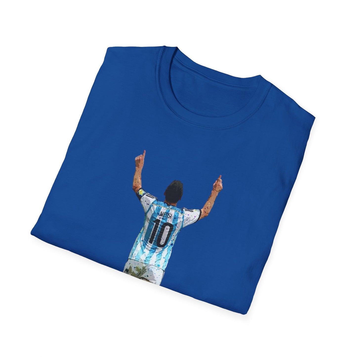 Messi Celebration Argentina Unisex U-Neck T-Shirt